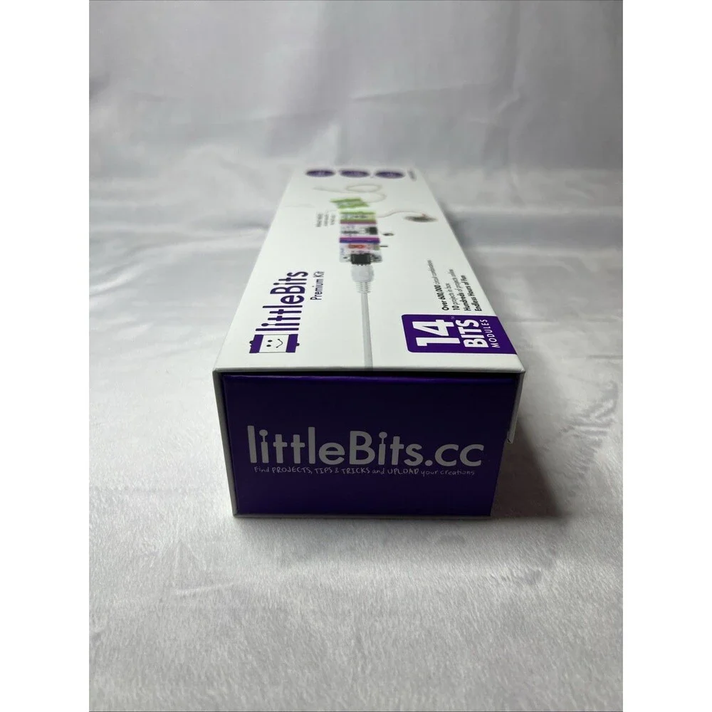 littleBits Premium Kit STEM Toy Electronics Set - 14 Bits Modules - Complete